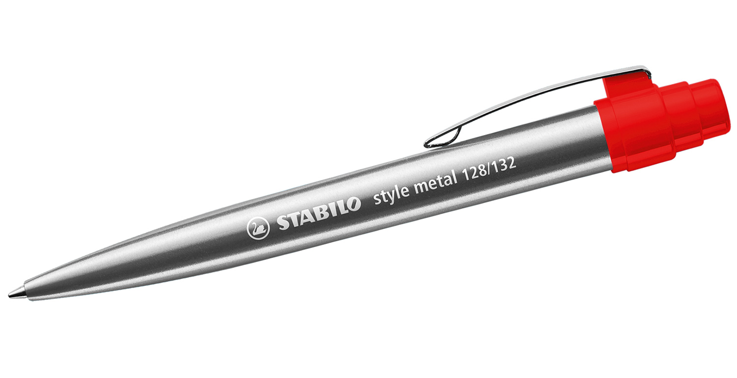STABILO Kugelschreiber style metal Rot
