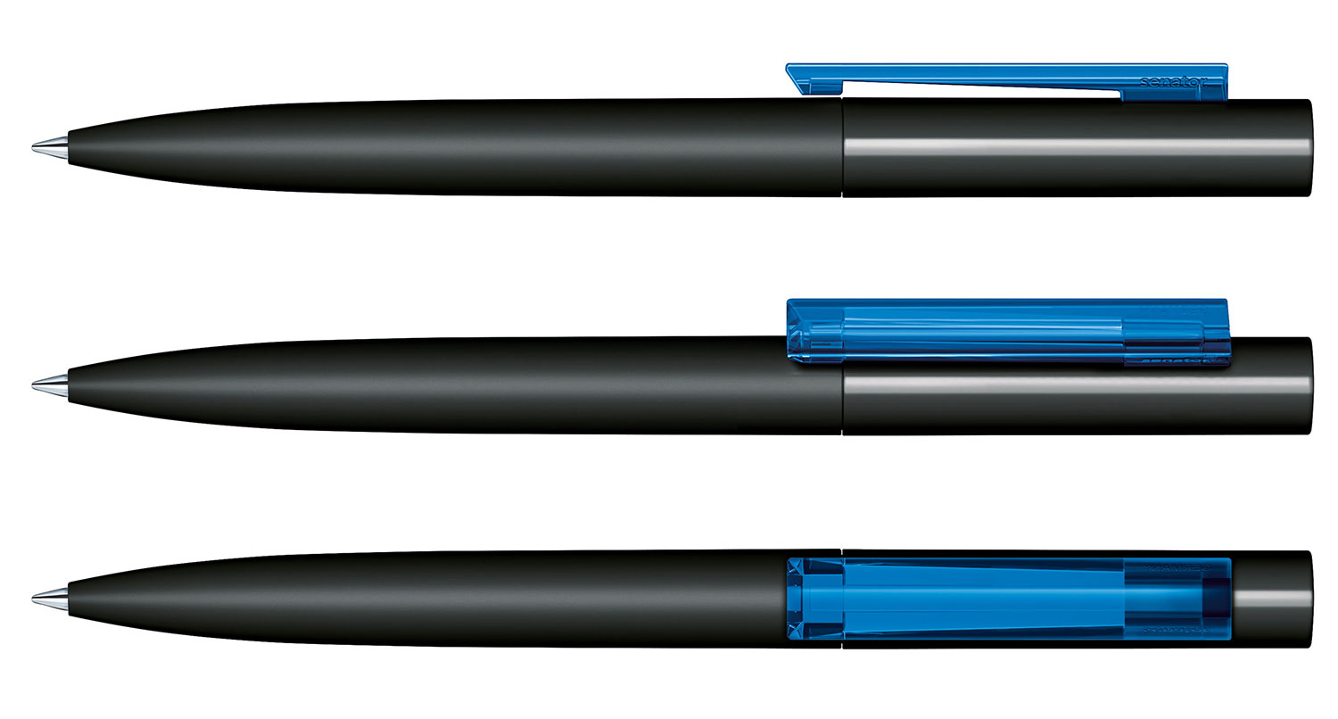 Senator Kugelschreiber Headliner Blau Soft Touch