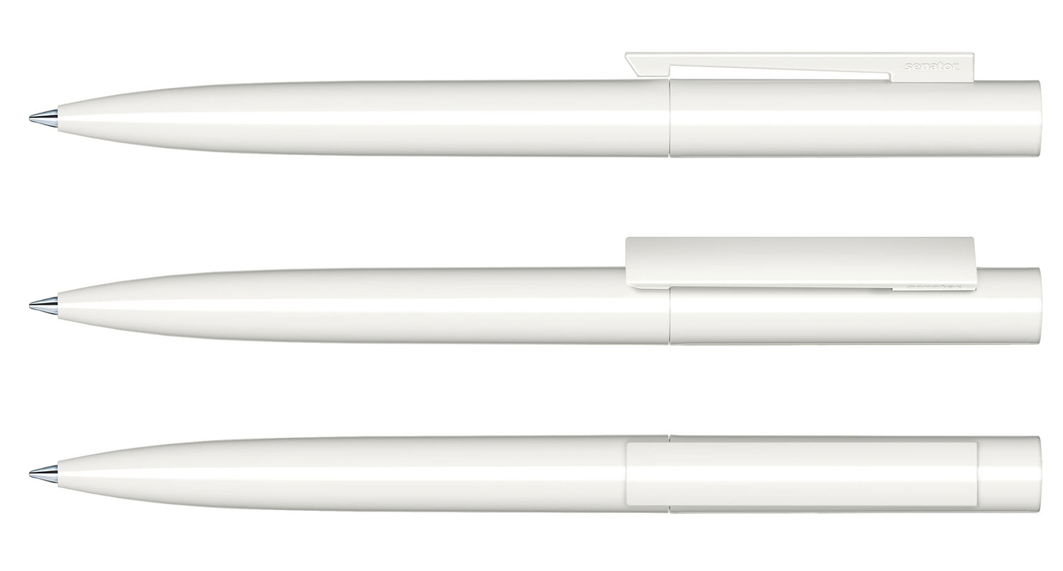 Senator Kugelschreiber Headliner Basic Weiss Poliert