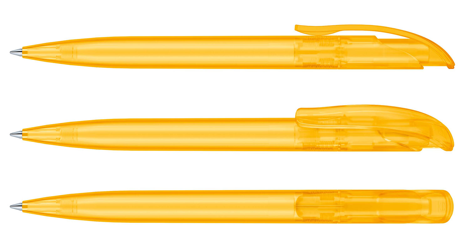 Senator Kugelschreiber Challenger Gelb Gefrostet