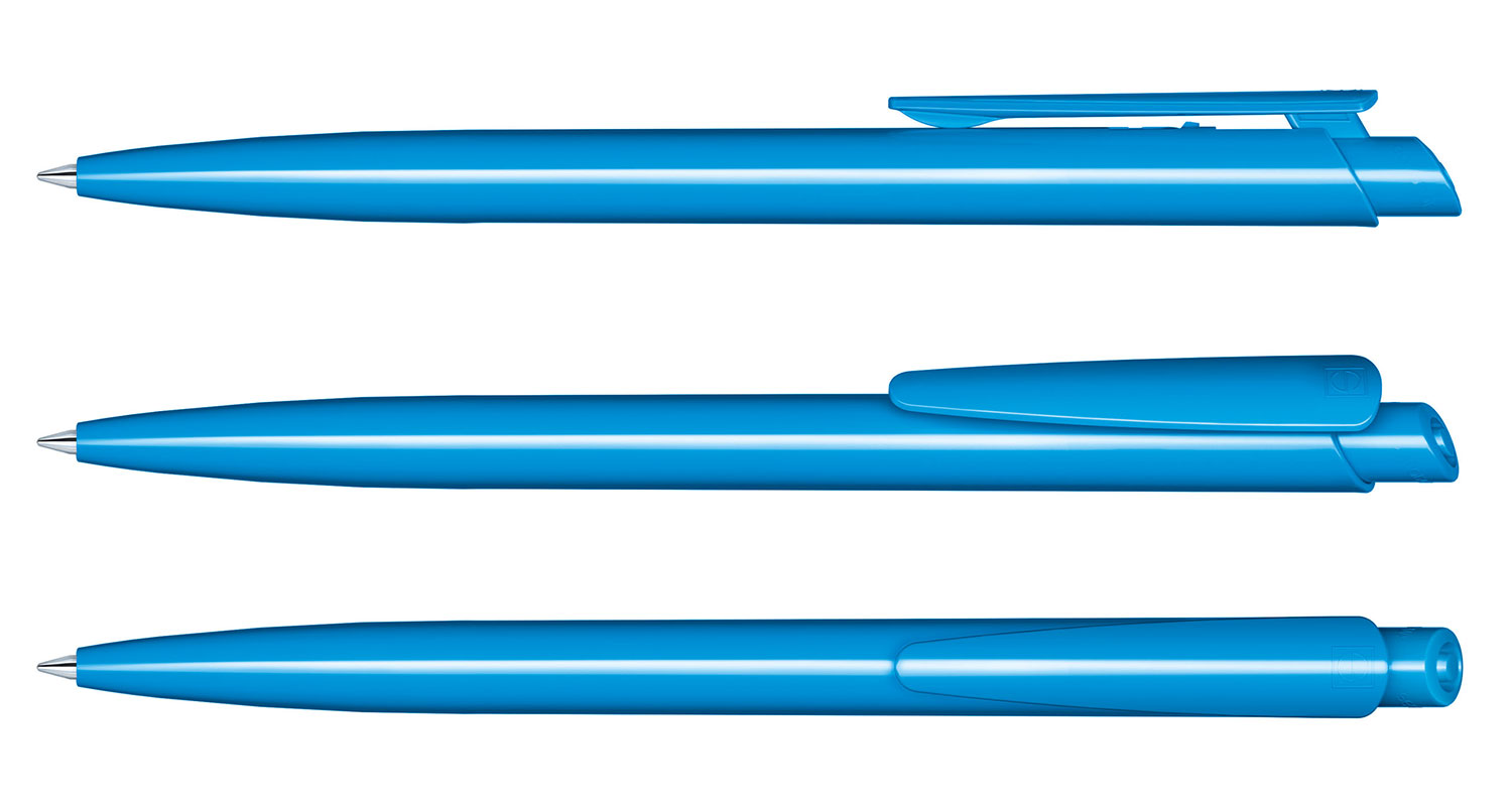 Senator Kugelschreiber Dart Hellblau Poliert
