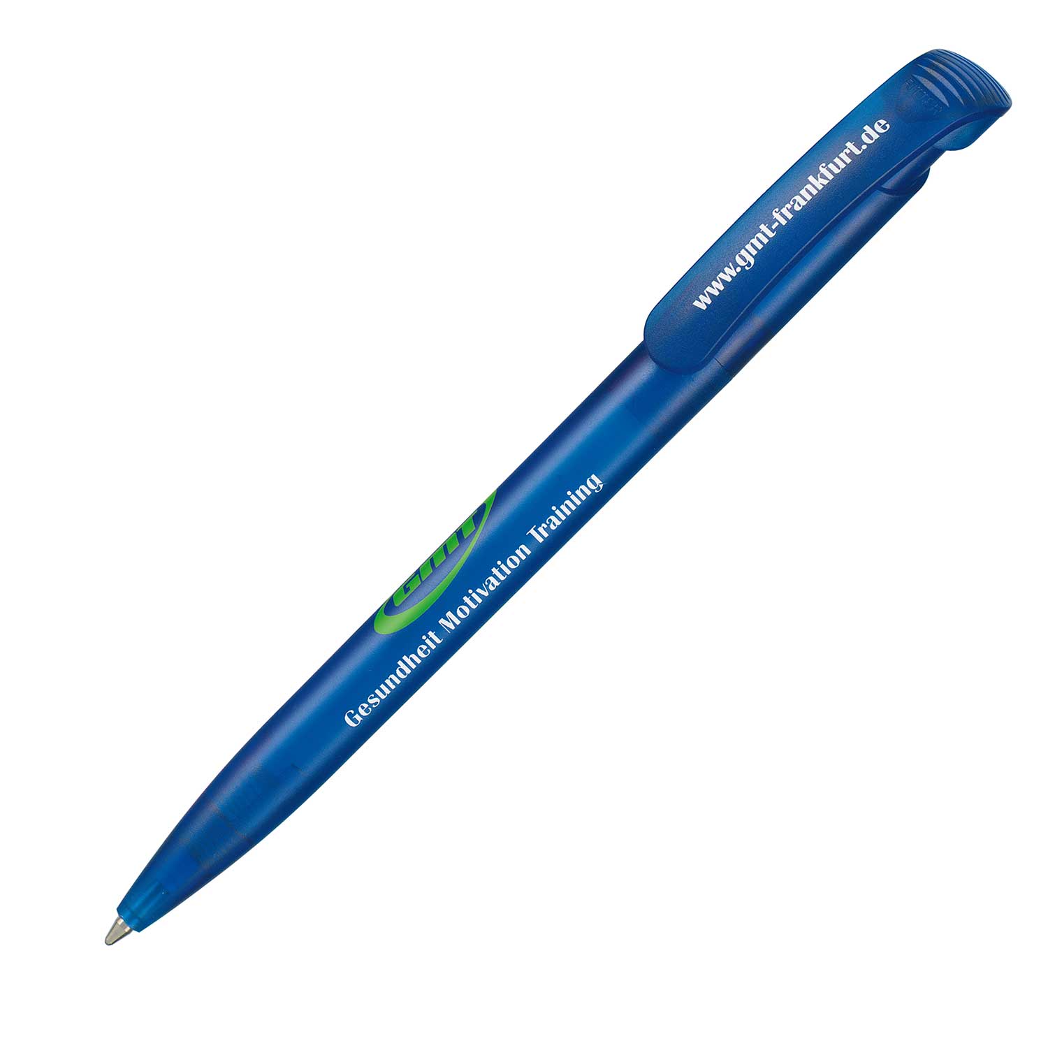 Ritter Pen Kugelschreiber Clear Frozen Royalblau