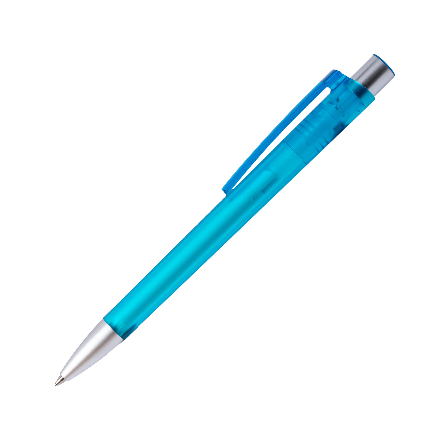 Burger Swiss Pen Kugelschreiber Delta Classic 804 Transparent Hellblau