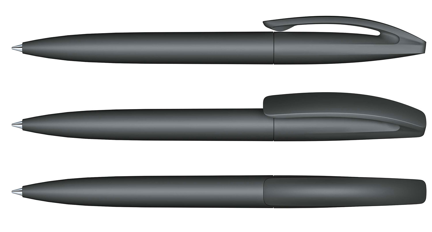Senator Kugelschreiber Bridge Dunkelgrau Soft Touch
