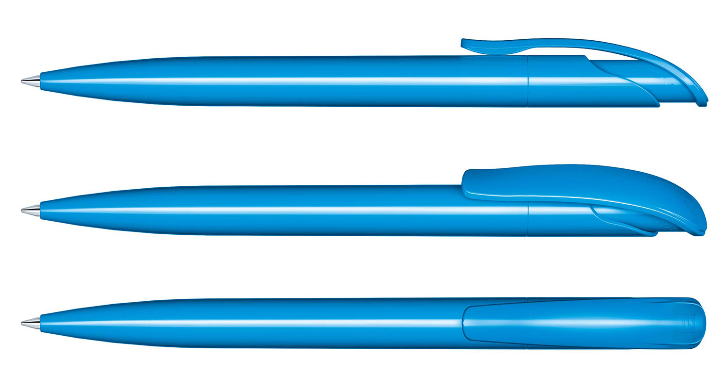 Senator Kugelschreiber Challenger Hellblau Poliert