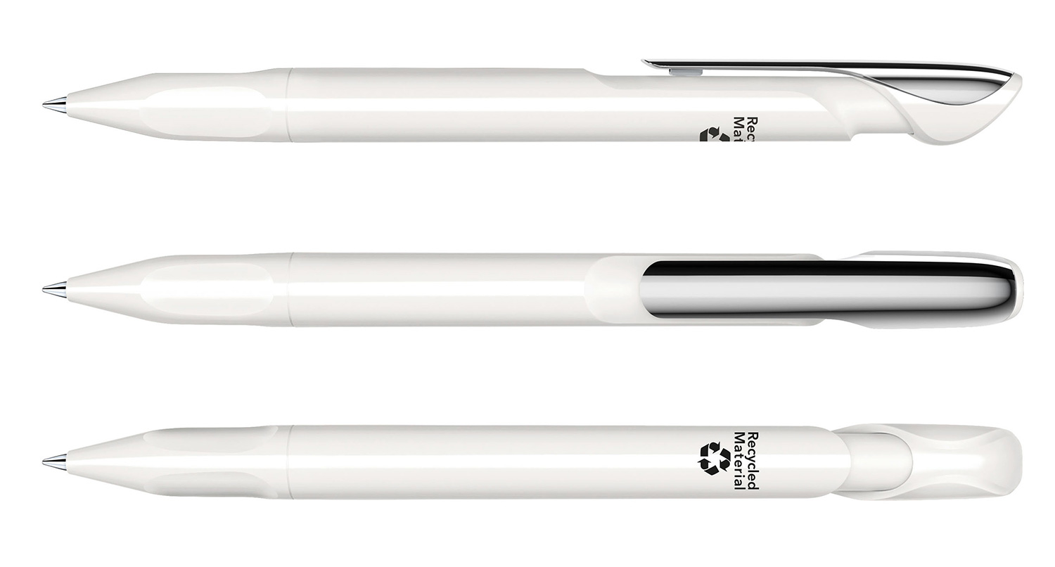 Senator Kugelschreiber Evoxx Recycled MC Weiß Poliert