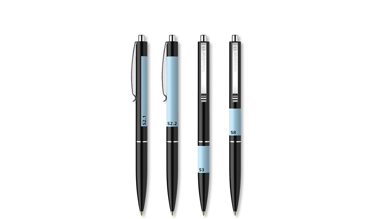 Schneider Kugelschreiber K 15 Druckstandskizze