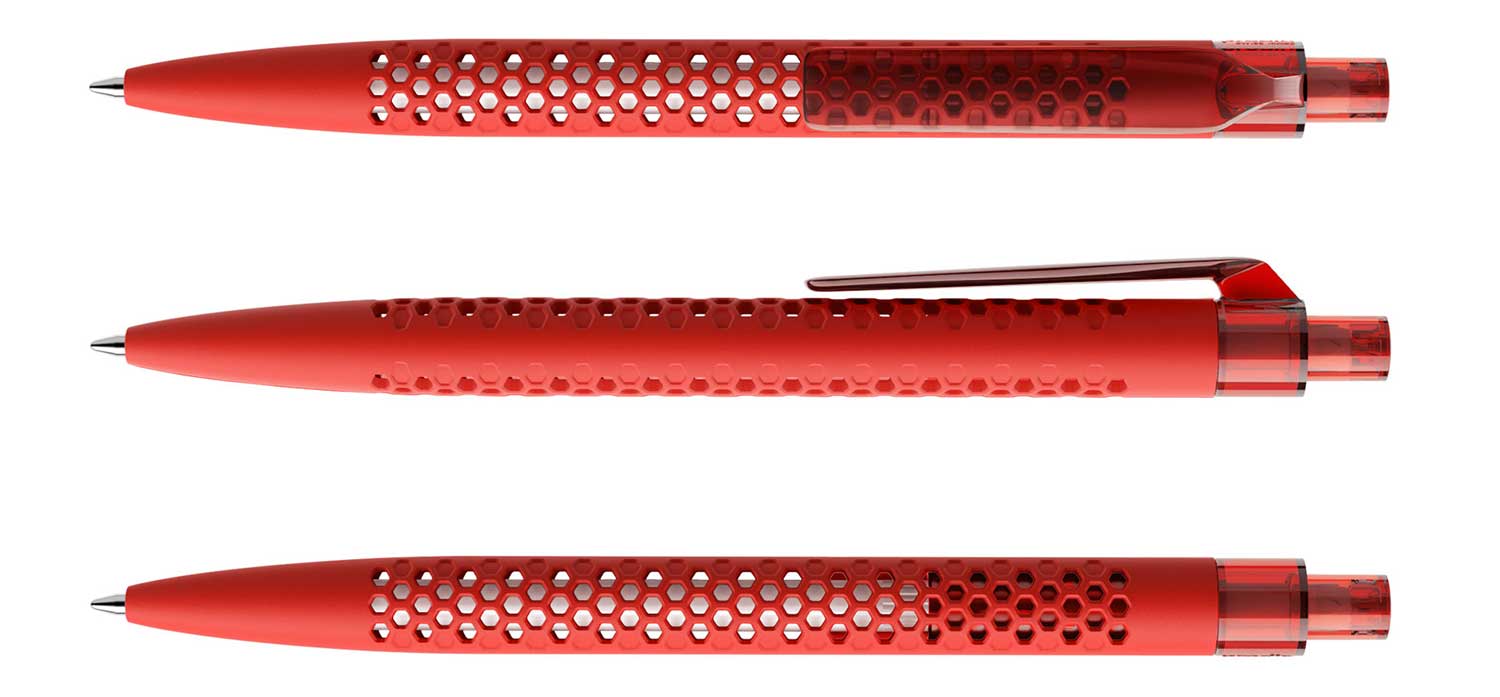 Prodir Kugelschreiber QS40 PRT R20 Rot Soft-Touch