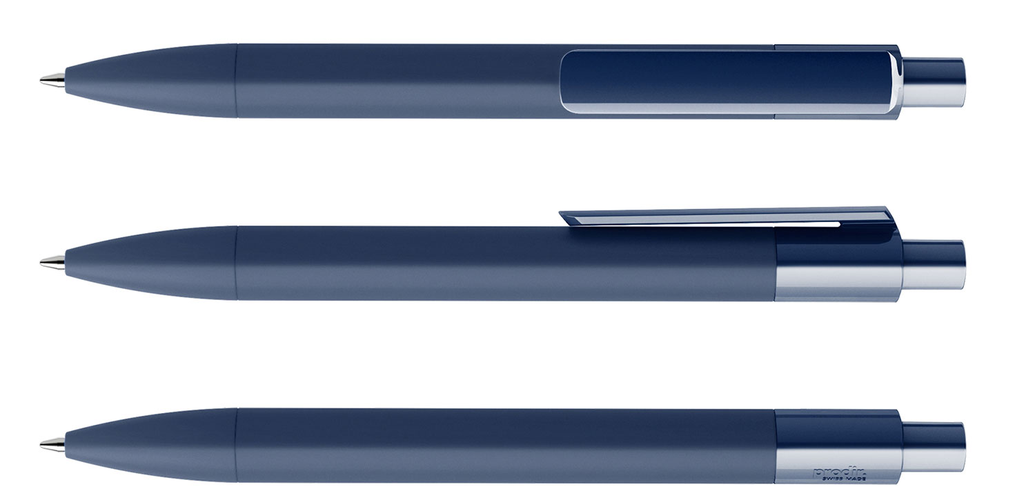 Prodir Kugelschreiber DS4 PRR P62 Sodalit Blau Soft-Touch
