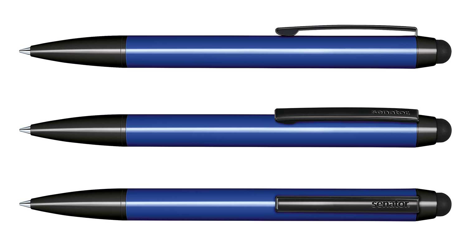 Senator Kugelschreiber Attract Stylus Blau