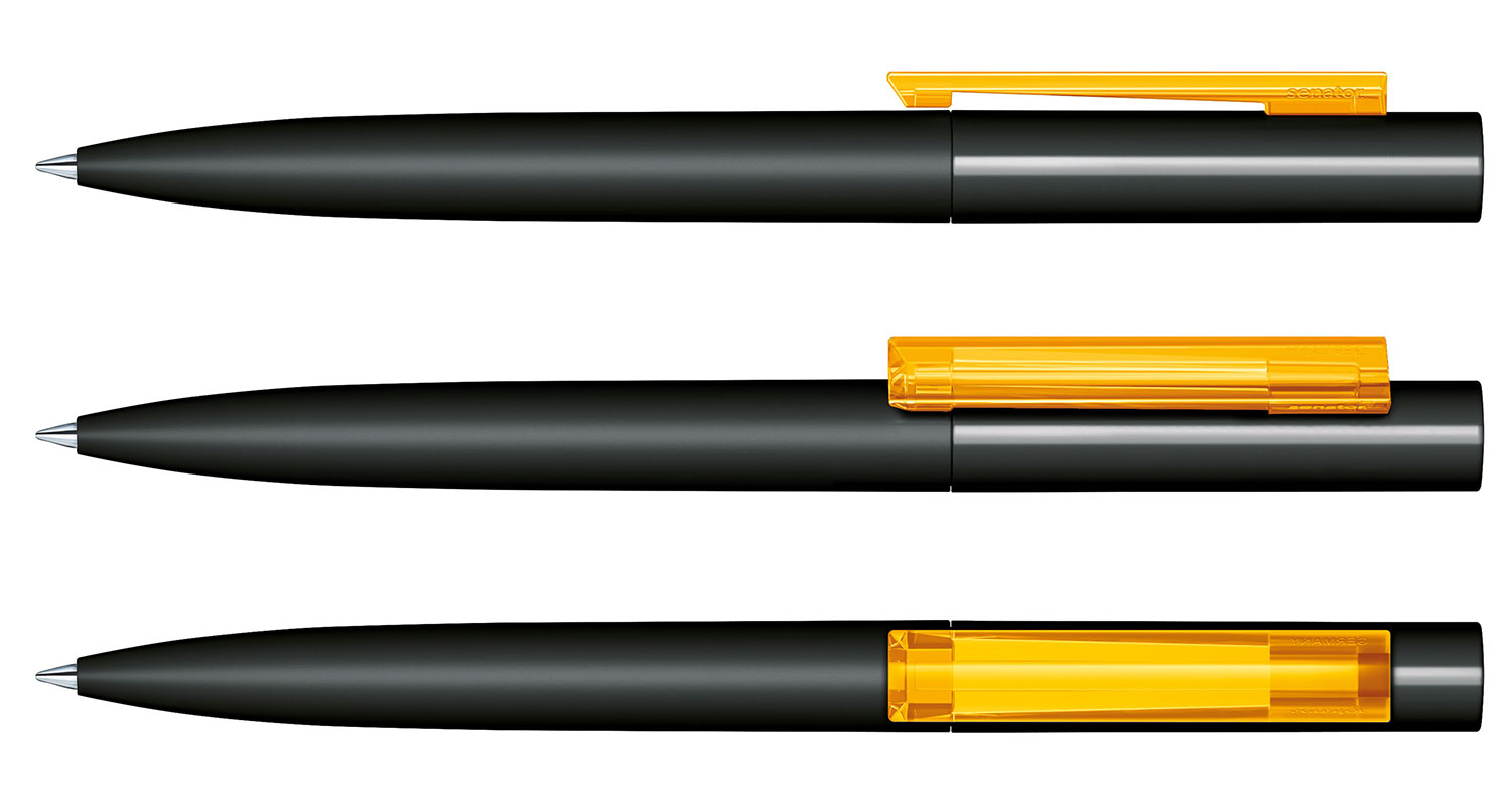 Senator Kugelschreiber Headliner Gelb Soft Touch