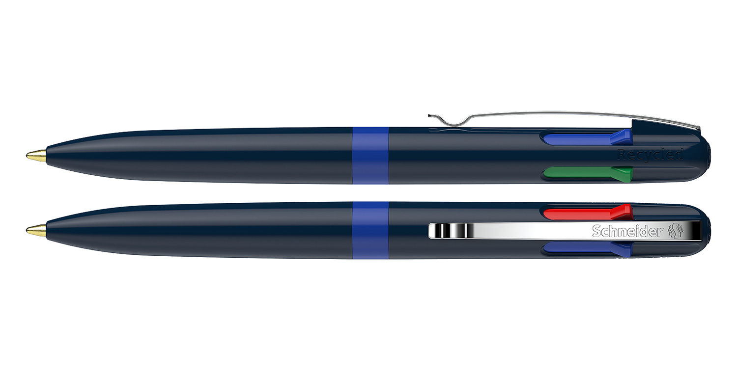 Schneider Kugelschreiber Take 4 Promo Tiefblau-Blau