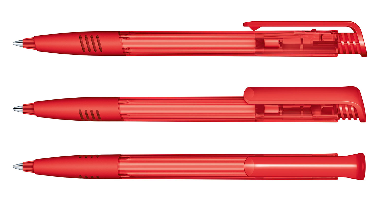 Senator Kugelschreiber Super Hit Rot Clear SG