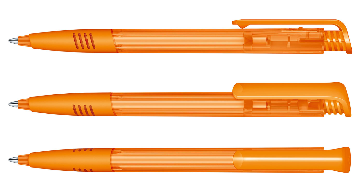 Senator Kugelschreiber Super Hit Orange Clear SG