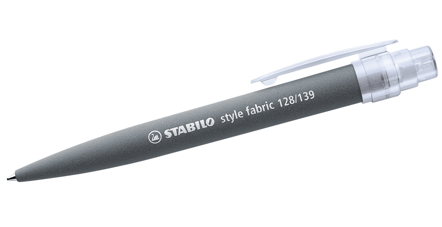 STABILO Kugelschreiber style fabric Weiß