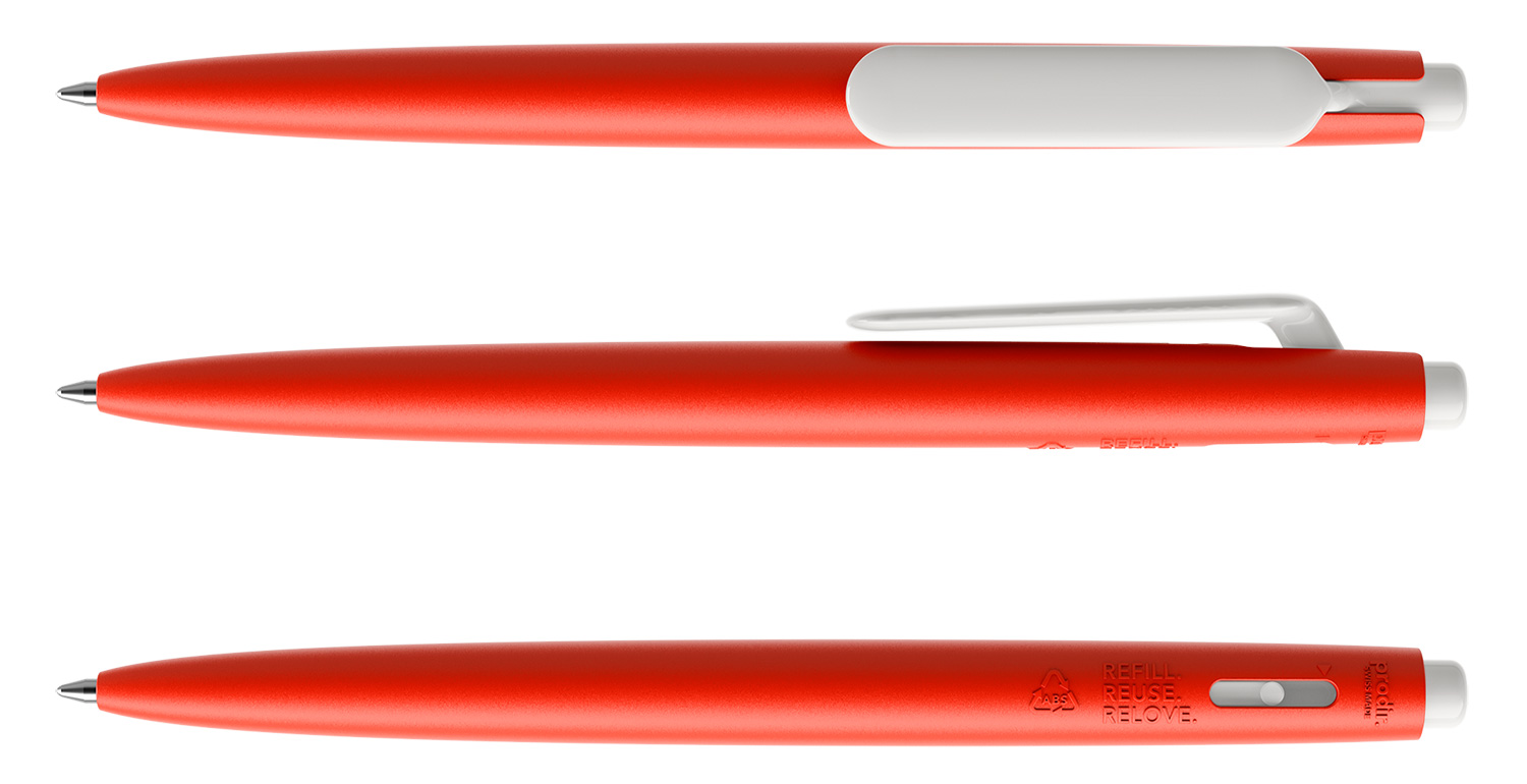 Prodir Kugelschreiber DS11 PMP M20 P02 Rot-Weiß