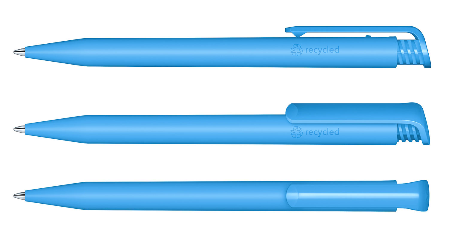 Senator Kugelschreiber Super Hit Recycled Hellblau Matt