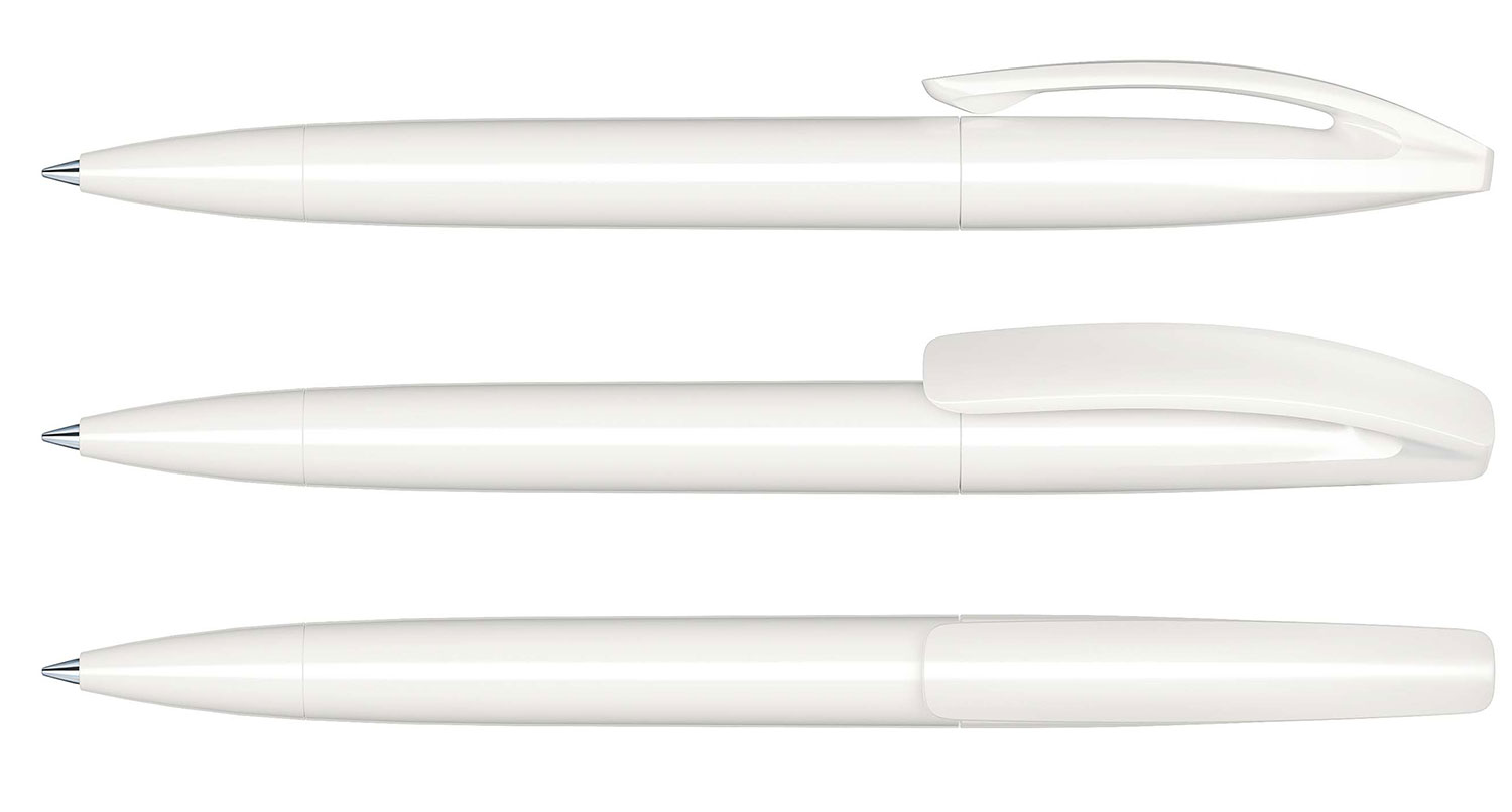 Senator Kugelschreiber Bridge Weiss Poliert