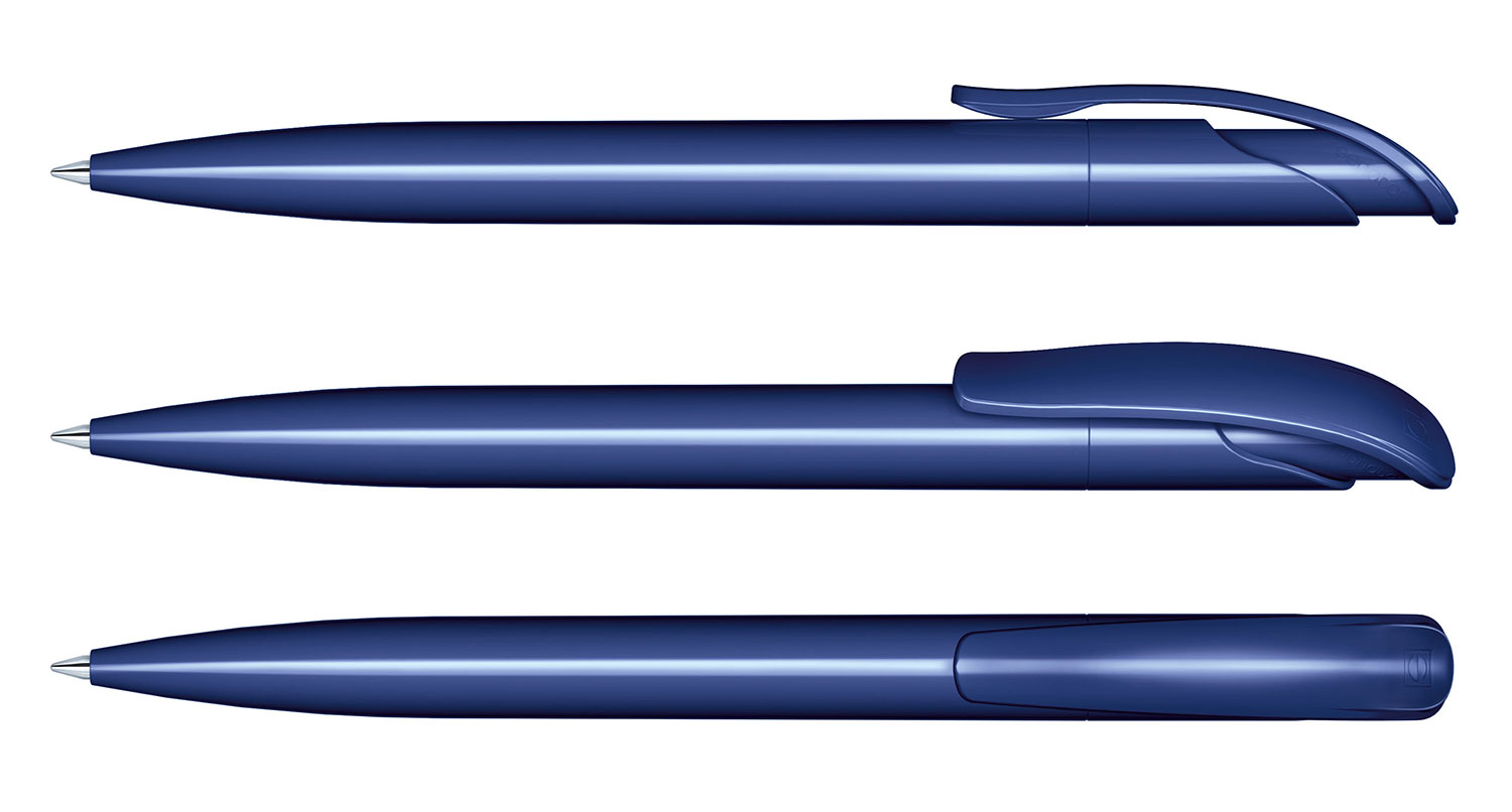 Senator Kugelschreiber Challenger Dunkelblau Poliert