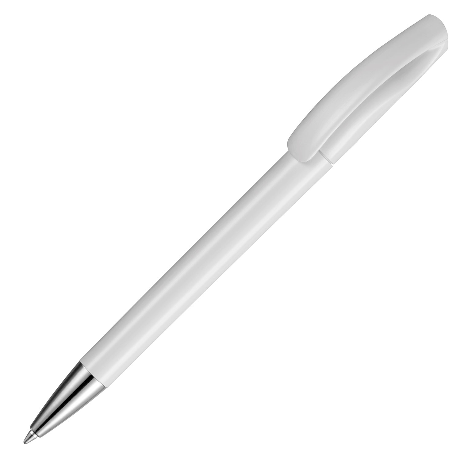 Quatron Kugelschreiber Tweeter Solid Metall Weiß