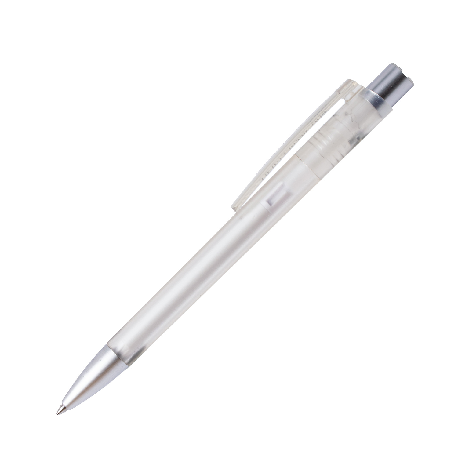 Burger Swiss Pen Kugelschreiber Delta Classic 804 Transparent Polarweiß