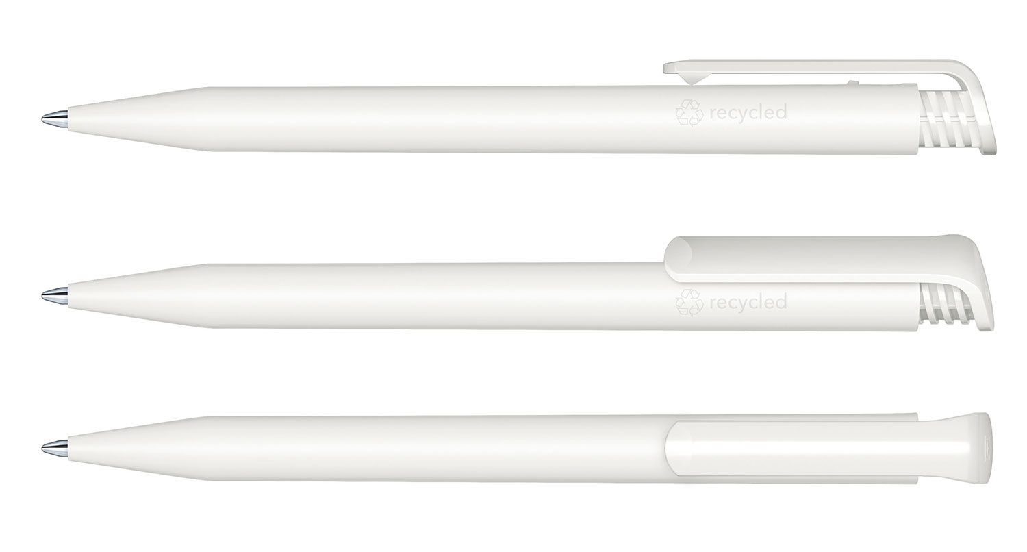 Senator Kugelschreiber Super Hit Recycled Weiss Matt