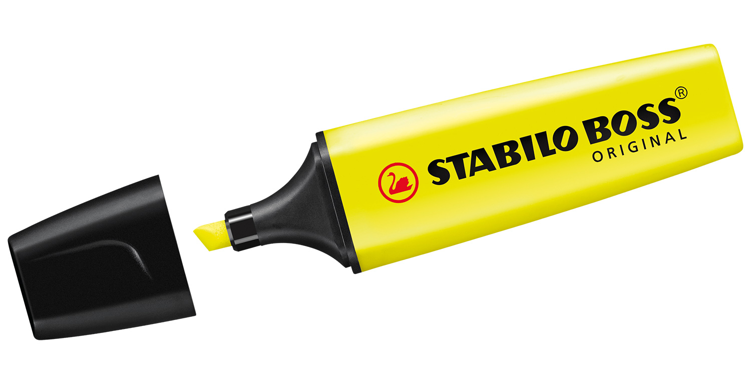 STABILO Textmarker BOSS ORIGINAL Neongelb