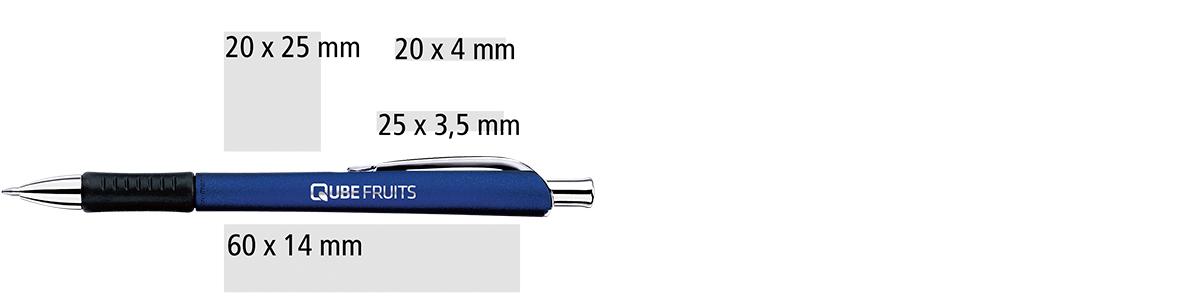 Heypen Kugelschreiber STABILO concept soft rhapsody Druckflächen