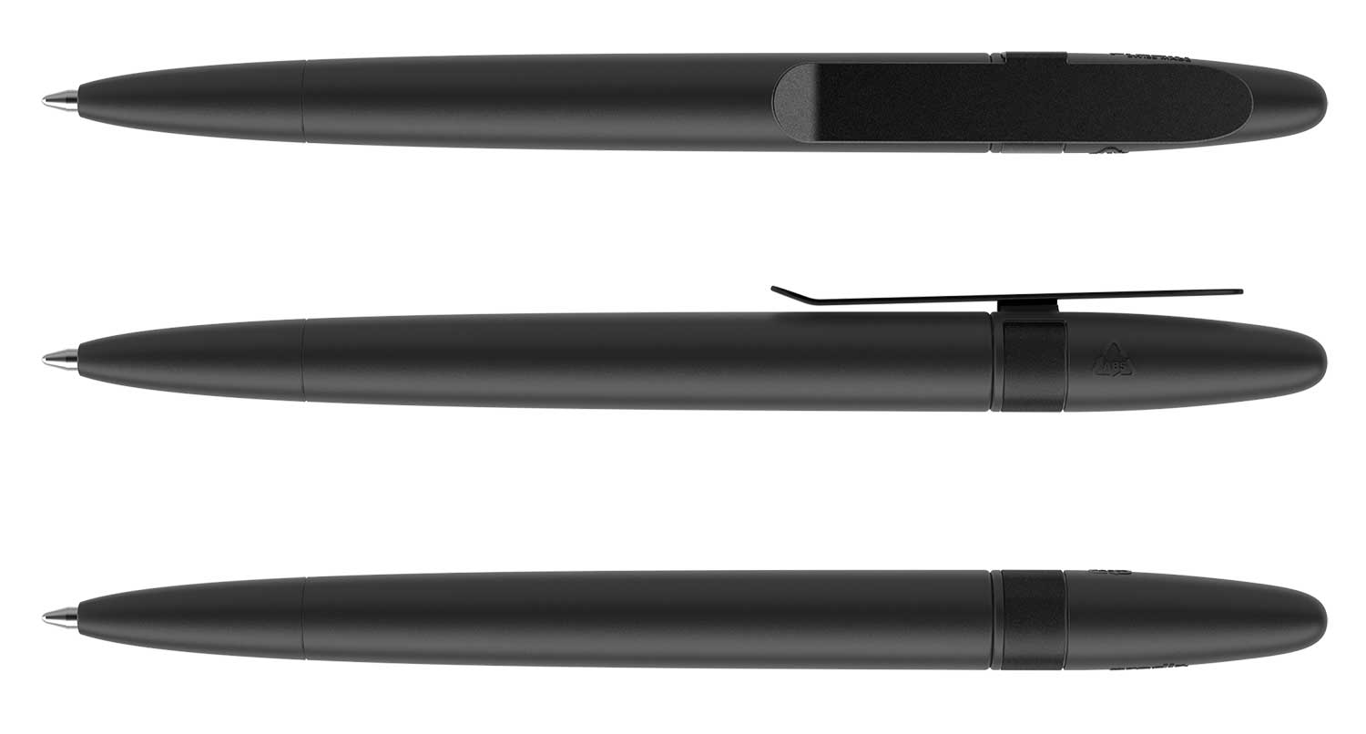 Prodir Kugelschreiber DS5 TSM M75 S80 Schwarz Matt Metall-Clip Schwarz