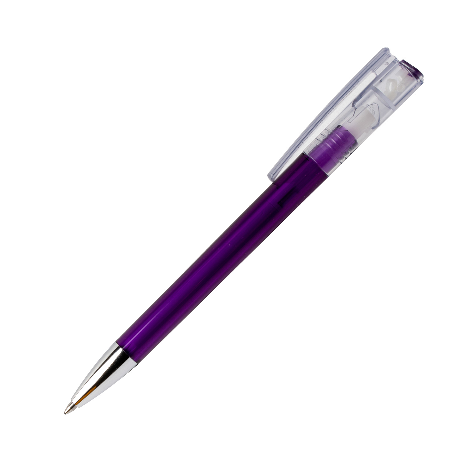 Burger Swiss Pen Kugelschreiber Elan Magic 1007 Transparent Violet