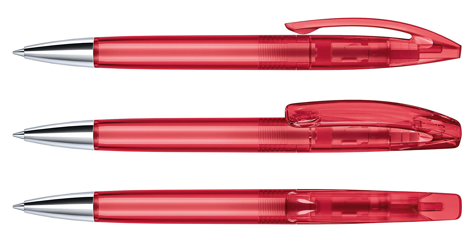 Senator Kugelschreiber Bridge MT Dunkelrot Clear