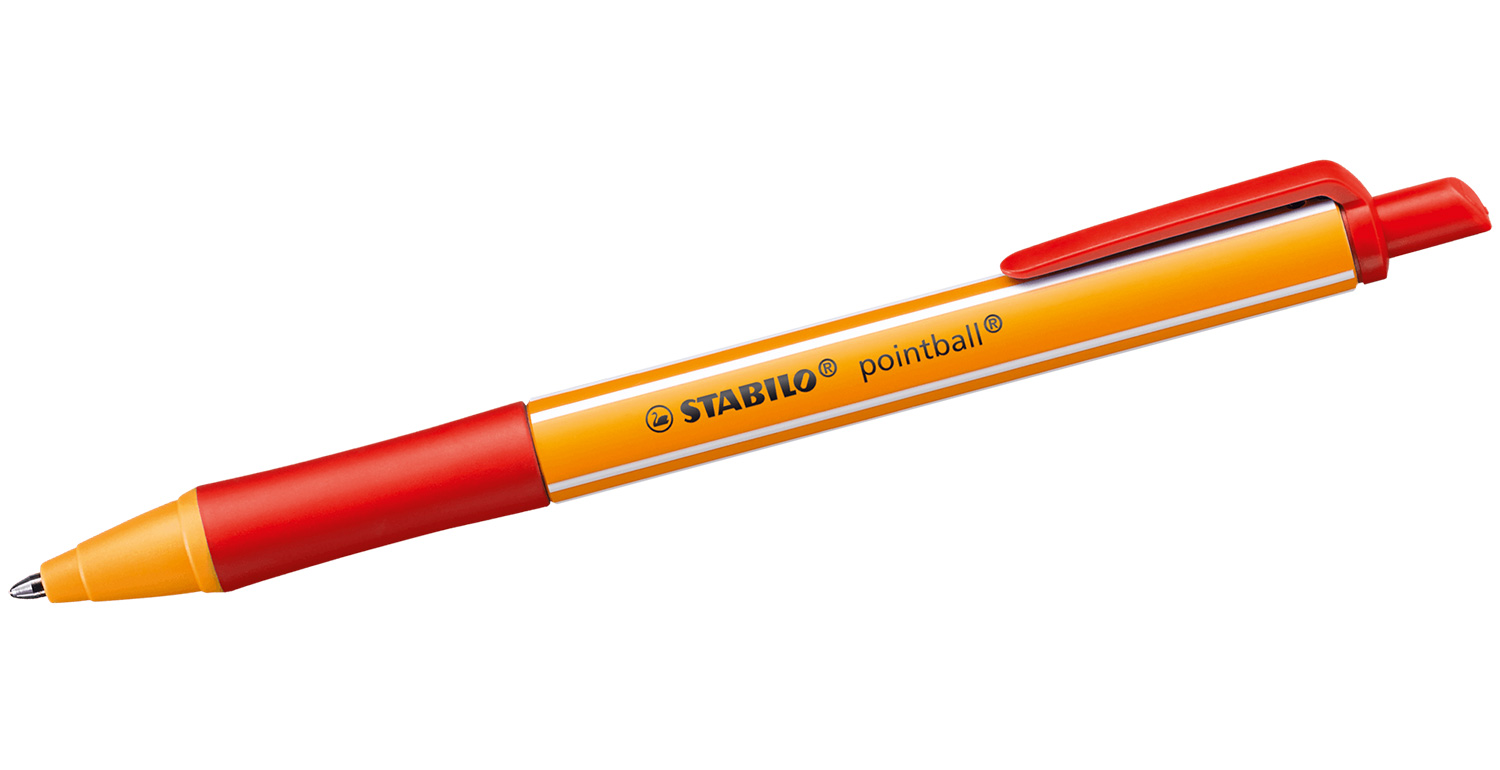 STABILO Kugelschreiber pointball Rot
