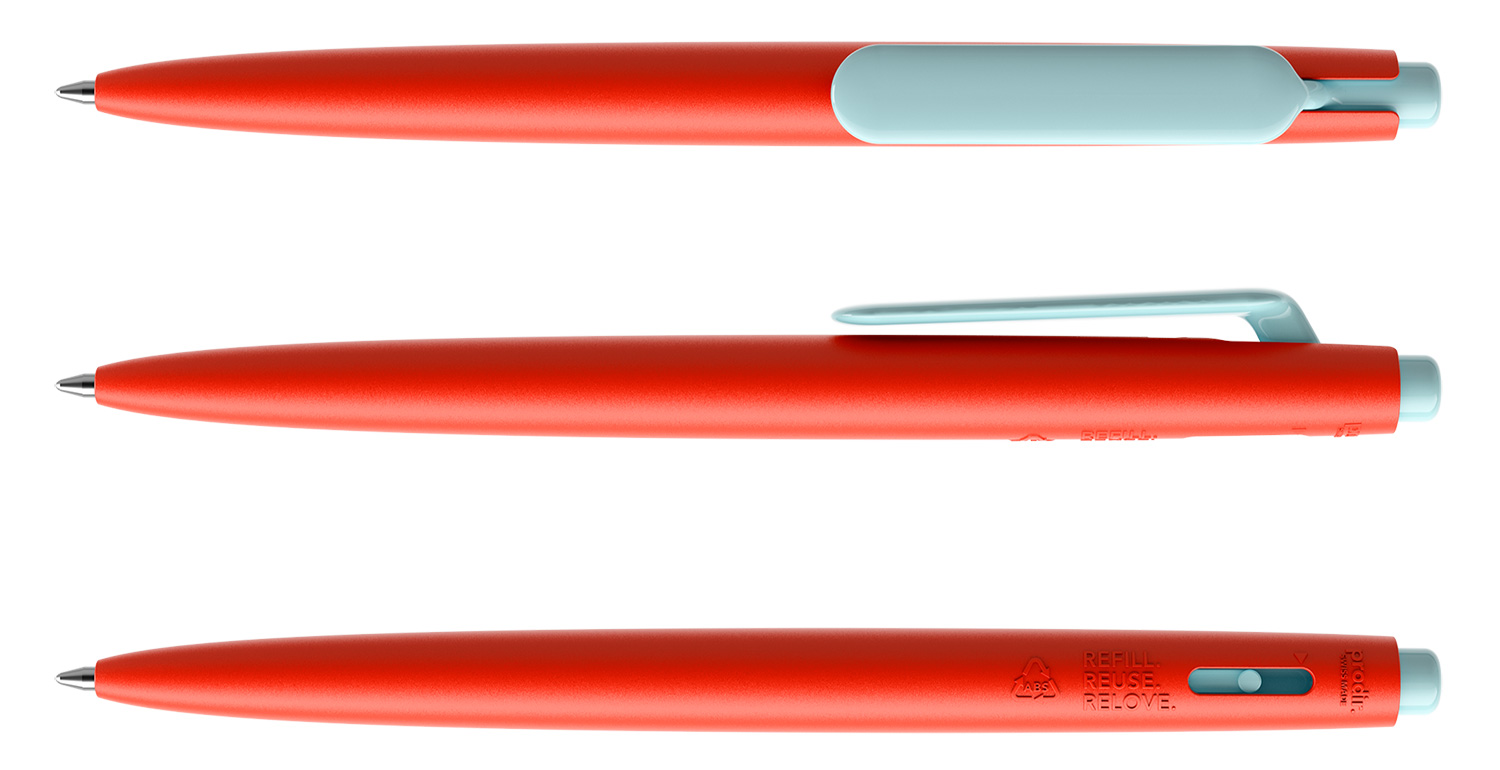 Prodir Kugelschreiber DS11 PMP M20 P32 Rot-Hellblau