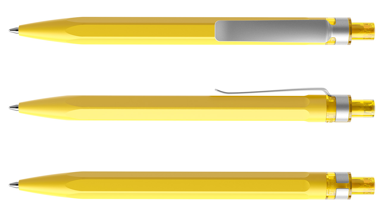 Prodir Kugelschreiber QS50 PMS M07 Gelb Matt Metall-Clip