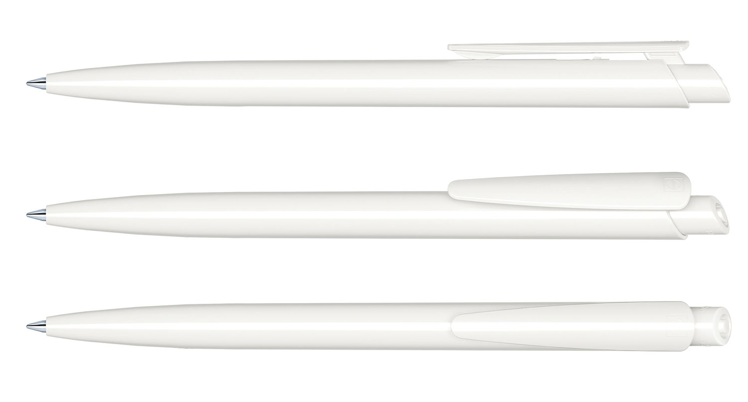 Senator Kugelschreiber Dart Weiss Poliert