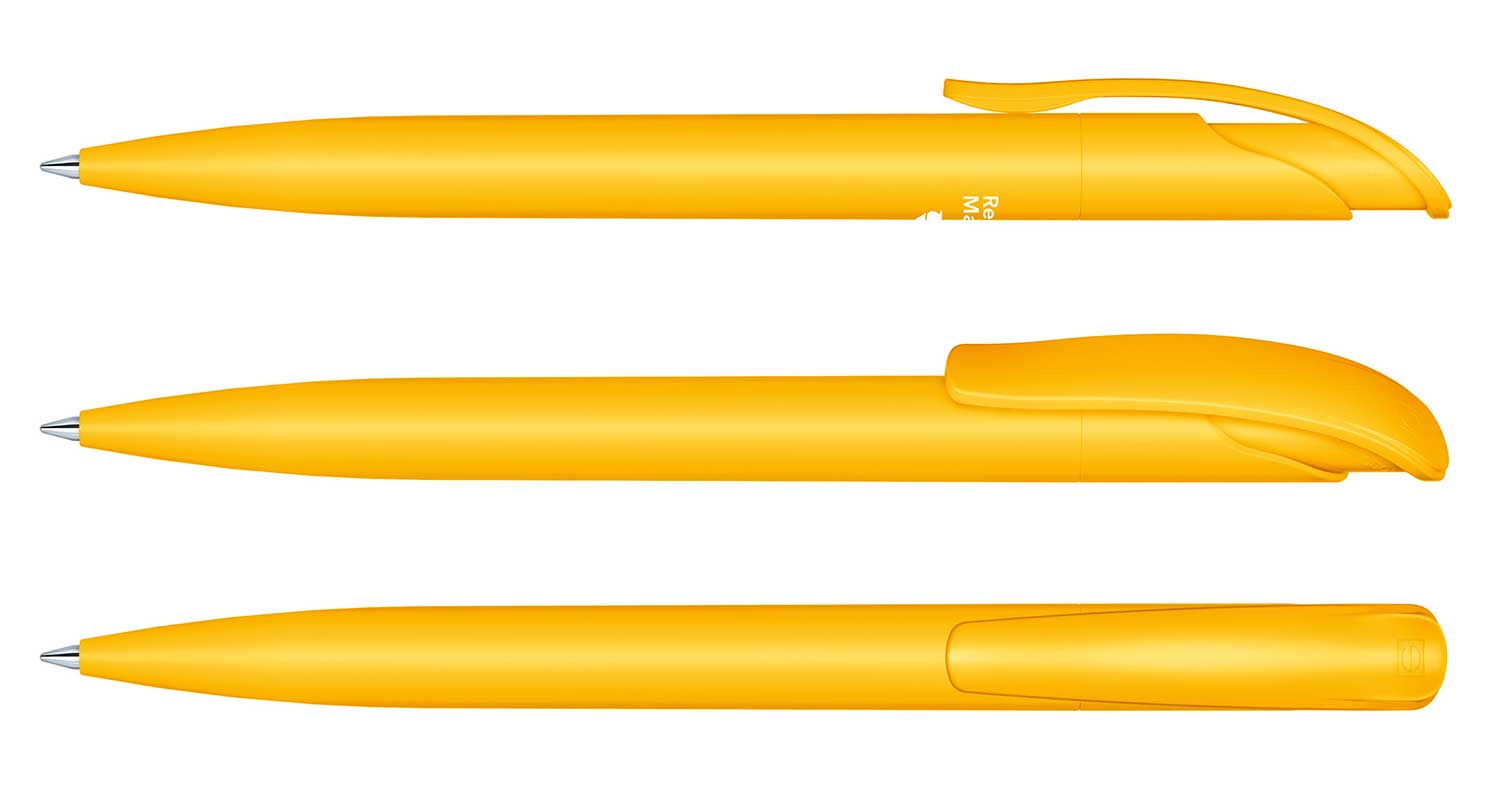 Senator Kugelschreiber Challenger Recycled Gelb Matt