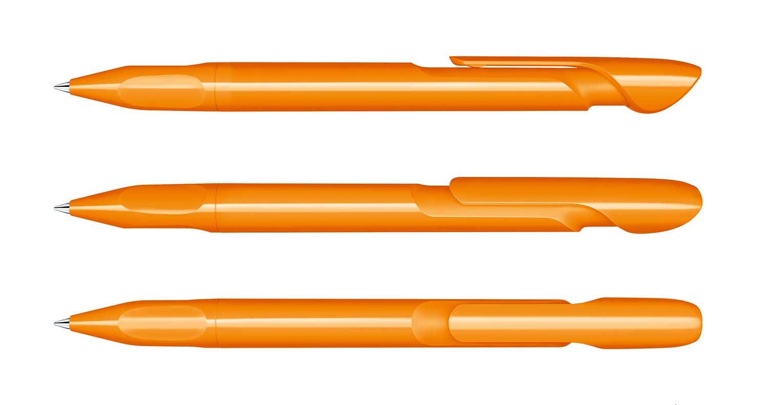 Senator Kugelschreiber Evoxx Recycled Orange Poliert