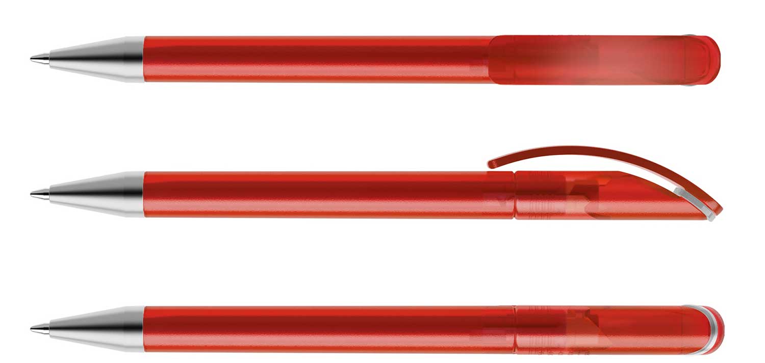 Prodir Kugelschreiber DS3 TFS F20 Rot Frosted