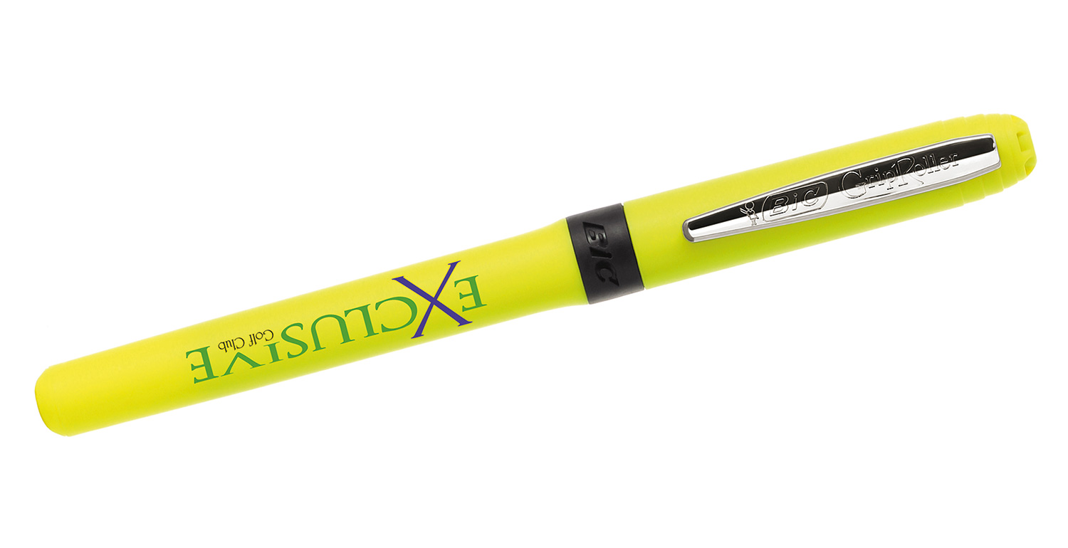BIC® Rollerball Grip Roller Gelb
